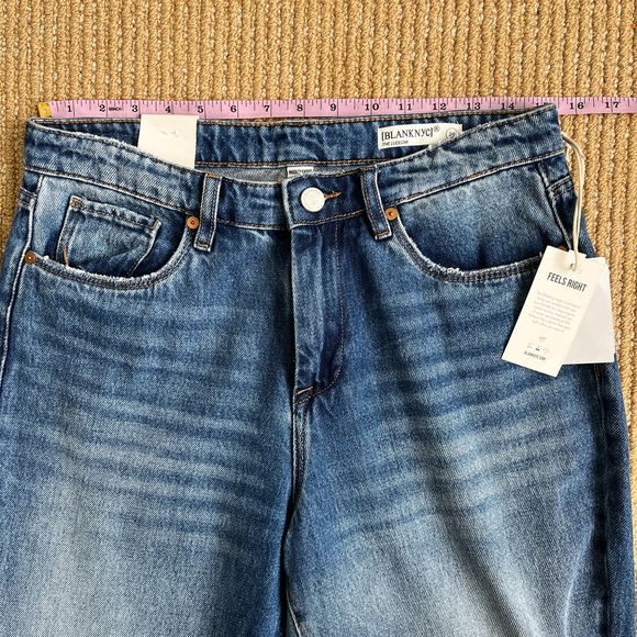 Blank Nyc The Ludlow Smart Aleck Crop Girlfriend Jean 03YL1385 SZ 29 Mom jeans - Picture 15 of 16